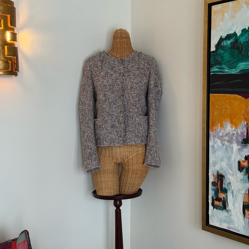 Boss Multicolor Tweed Blazer - Picture 5 of 10